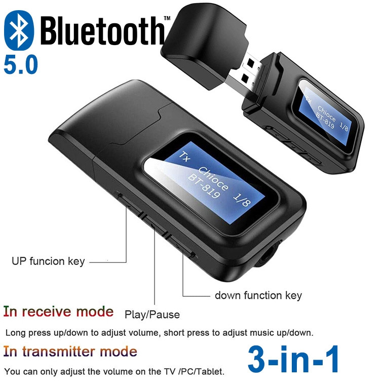 فرستده و گیرنده بلوتوثی صدا مدل BT-819 فرستده و گیرنده بلوتوثی صدا مدل BT-819
