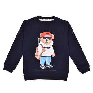 سویشرت پسرانه توتن طرح تدی کد 142 رنگ سورمه ای