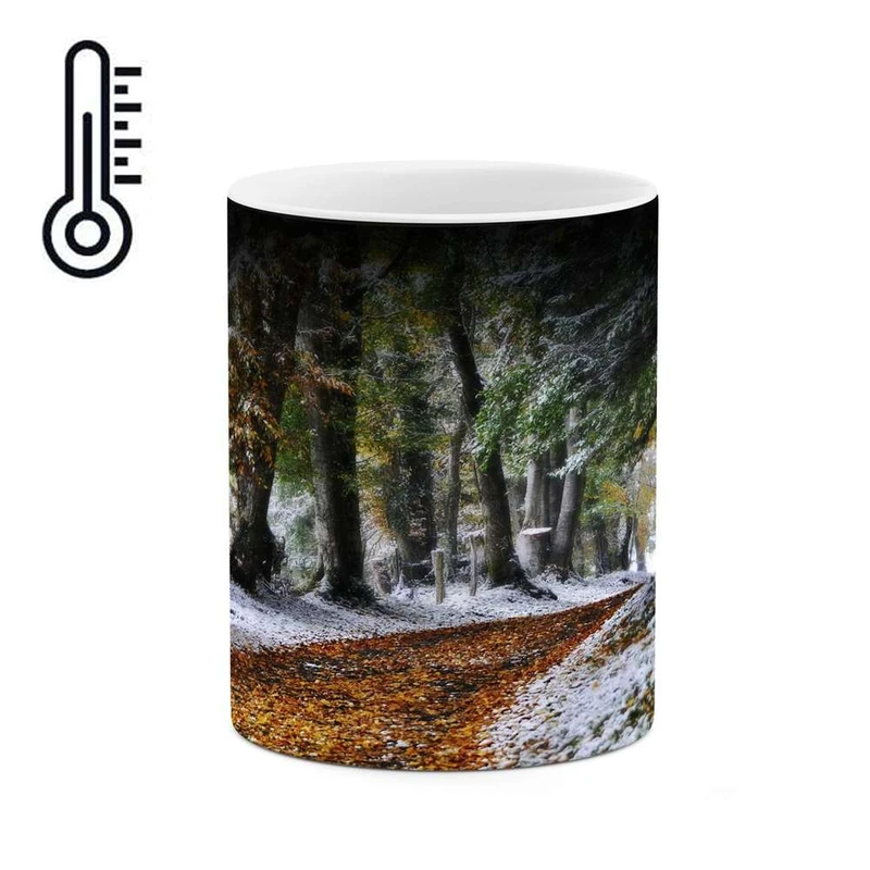 ماگ حرارتی کاکتی مدل منظره برفی کد mgh14980