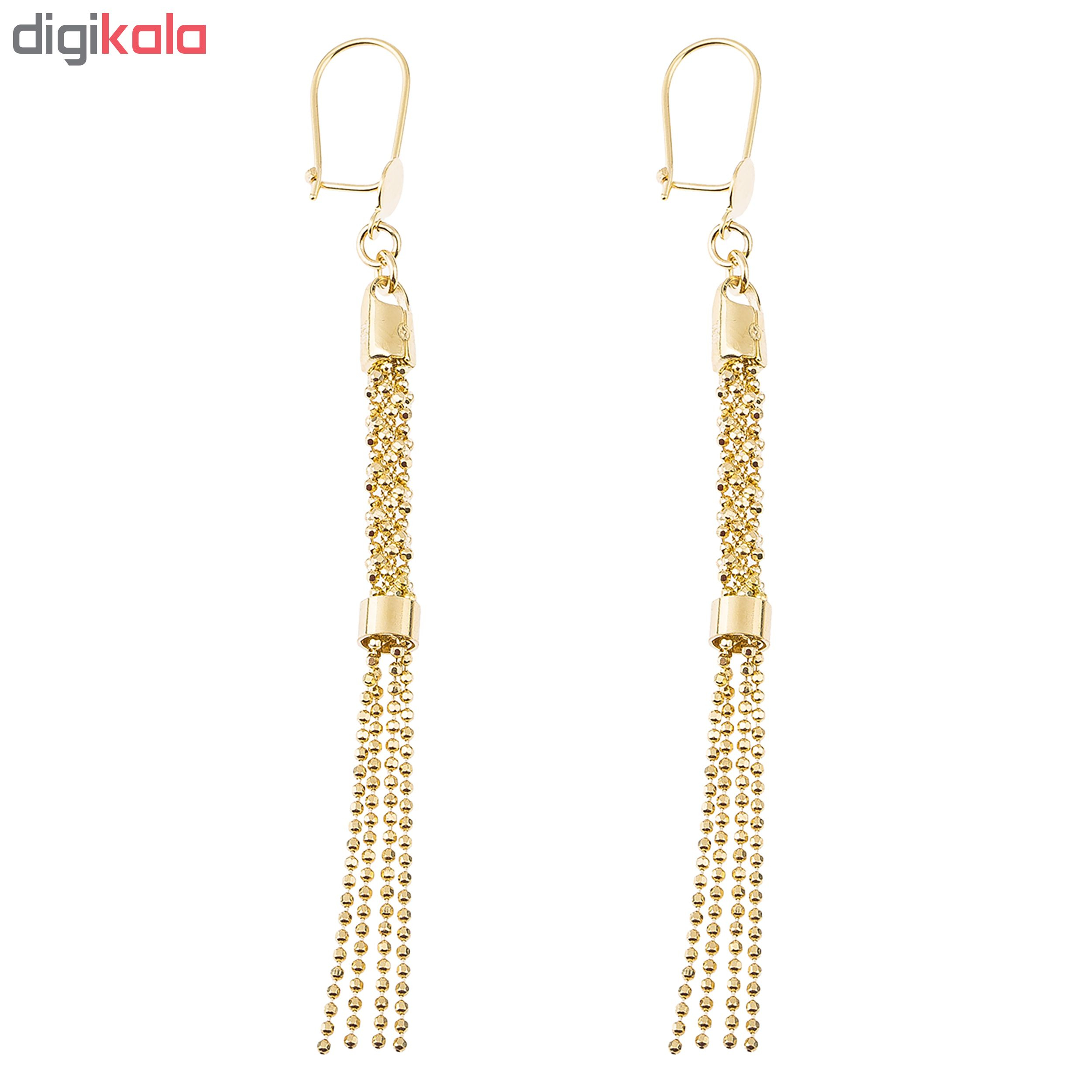 گوشواره طلا 18 عیار مدل EA101