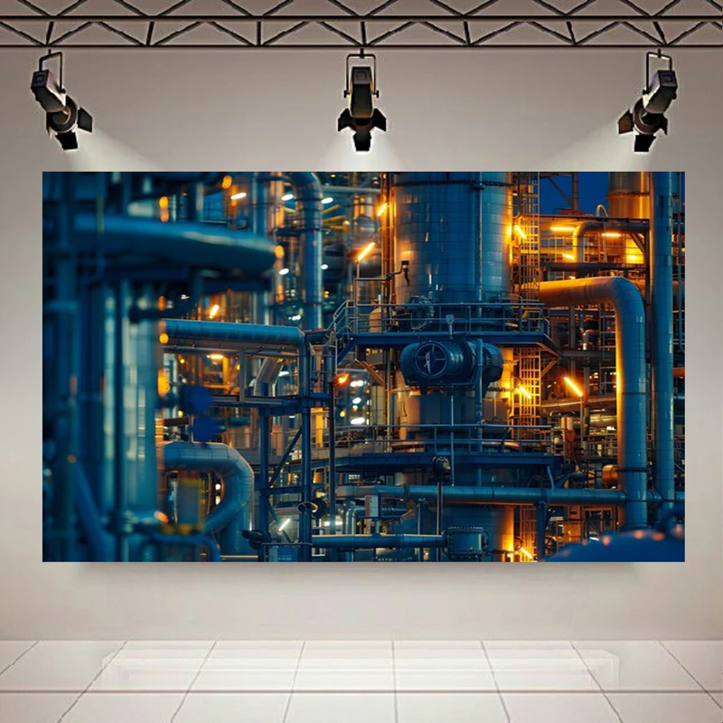  پوستر طرح مخمل شبکۀ پالایش مدل شکوه صنعتی کد PD20626
