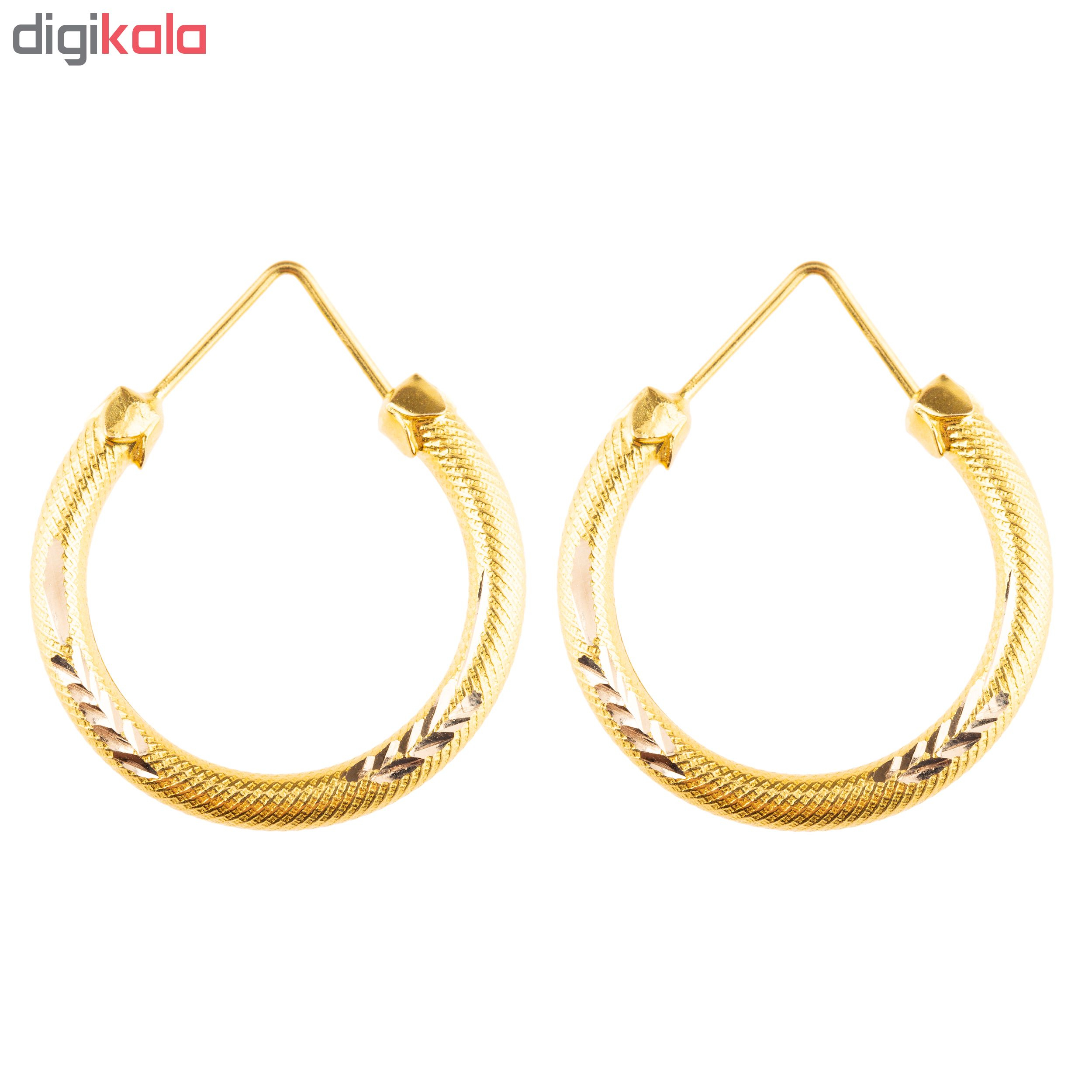 گوشواره طلا 18 عیار مدل EH106