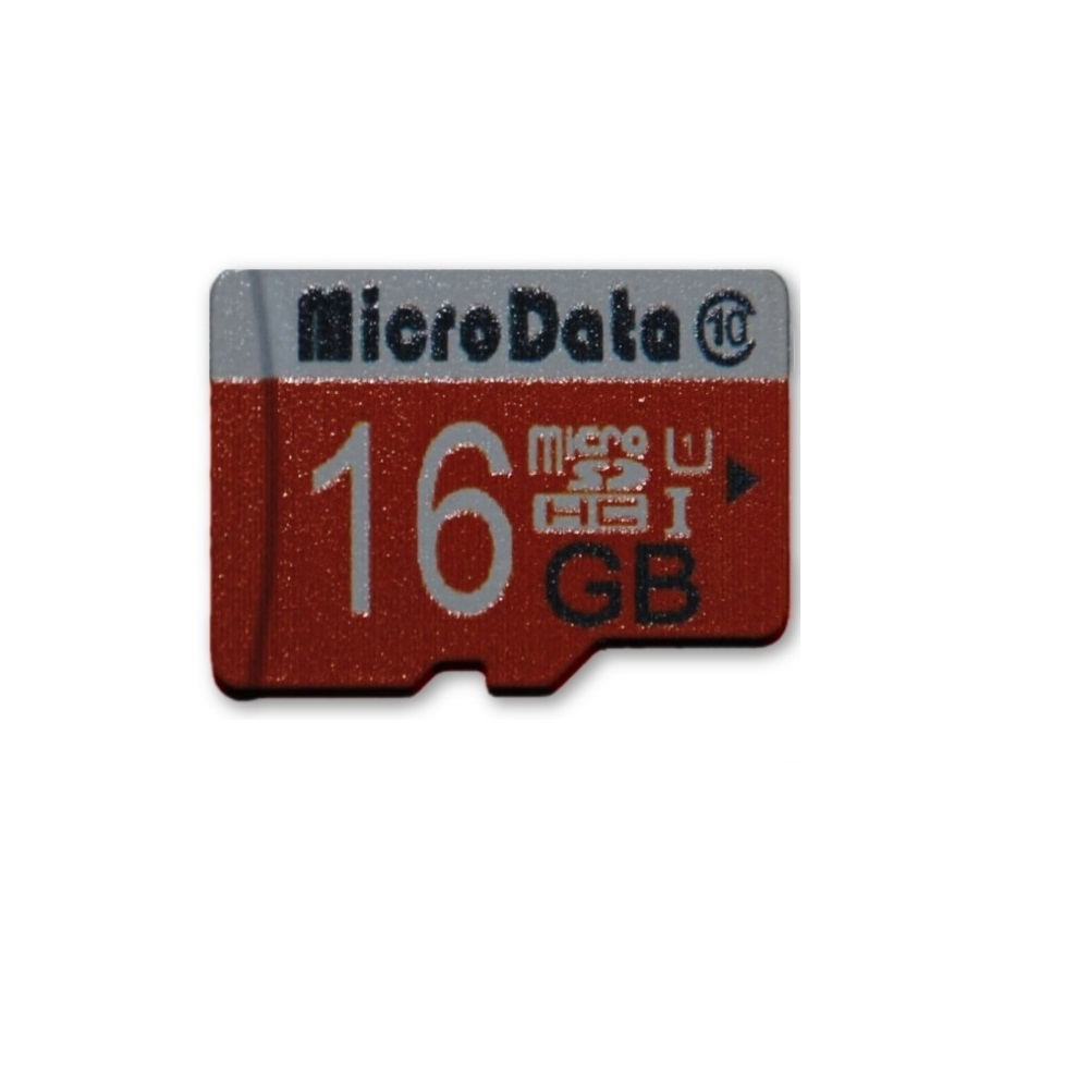 کارت حافظه microSDHC مدل DR8007 کلاس 10استاندارد HC ظرفیت 16 گیگابایت میکرو دیتا وکیوم آبی همراه آداپتور SD