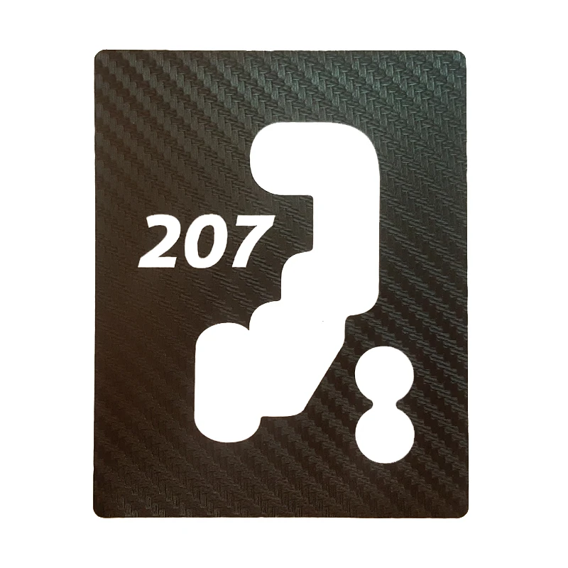 برچسب لیور دنده اتوماتیک کد S170 مناسب برای پژو 207