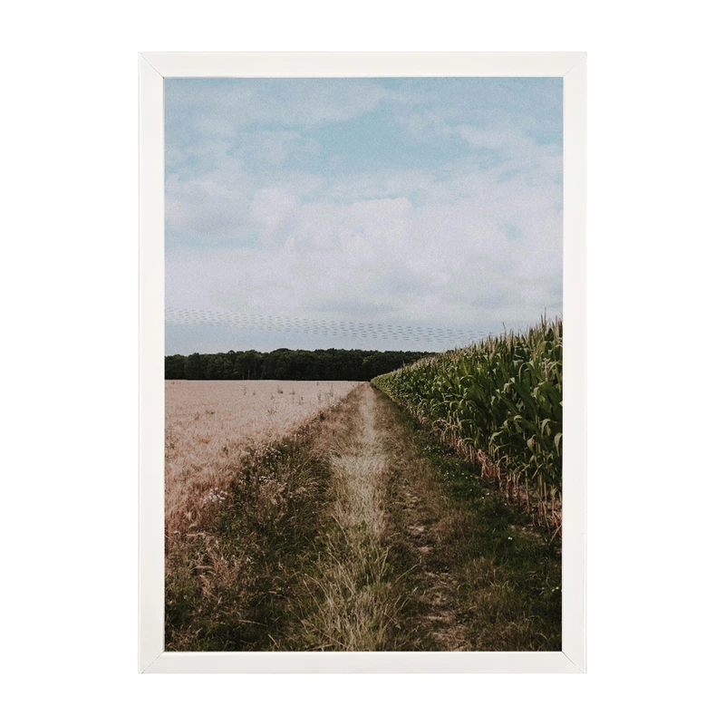 تابلو مدل دیواری طرح گندم زار کد EA-1312