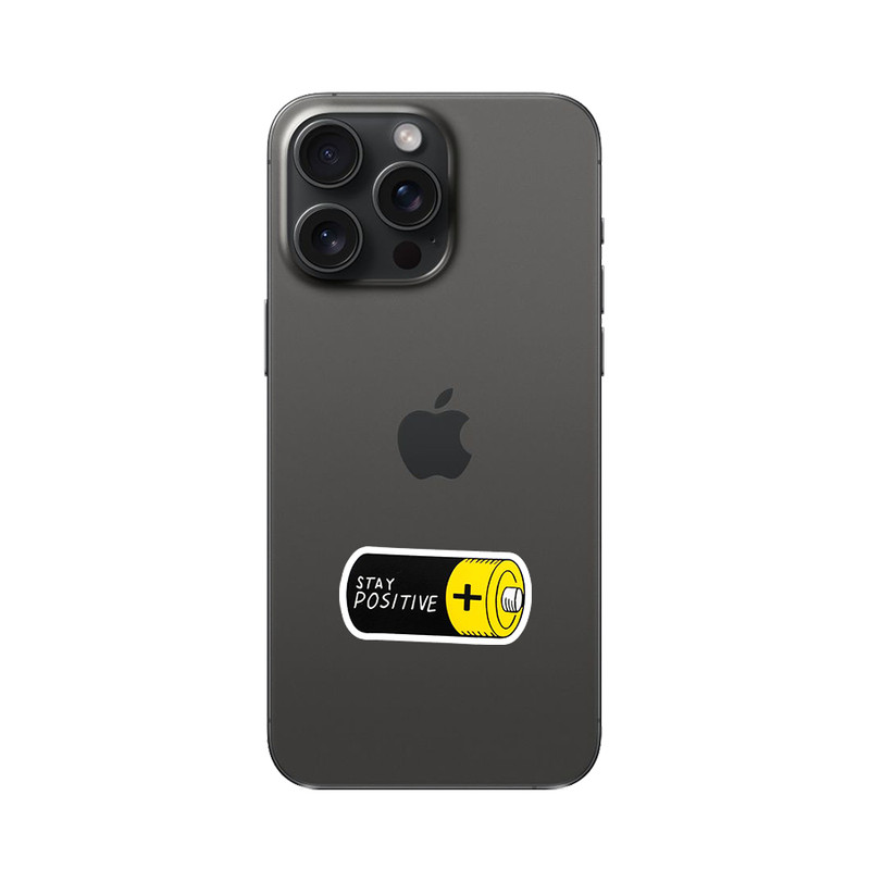 استیکر تزئینی موبایل و تبلت مدل باتری