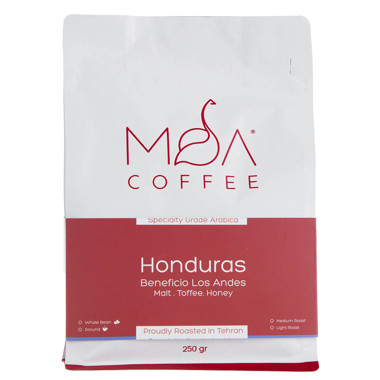 دانه قهوه Honduras Los Andes موآ مقدار 250 گرم