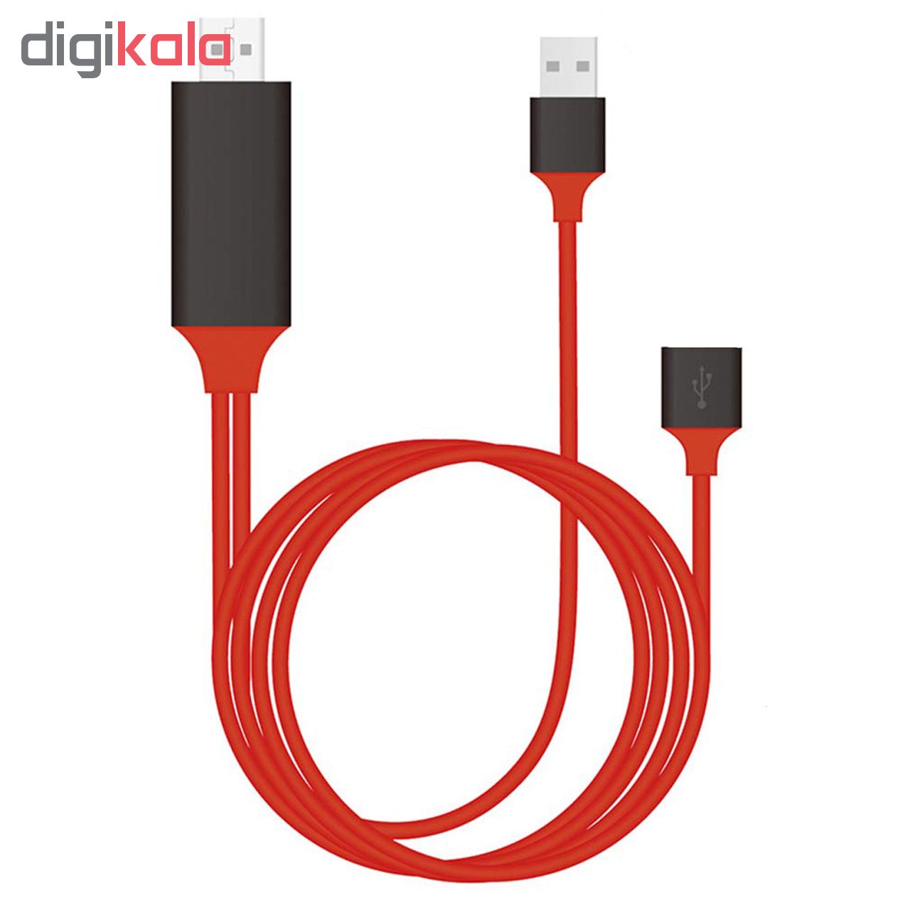 کابل تبدیل USB به HDMI مدل 3in1 Adapter 1080