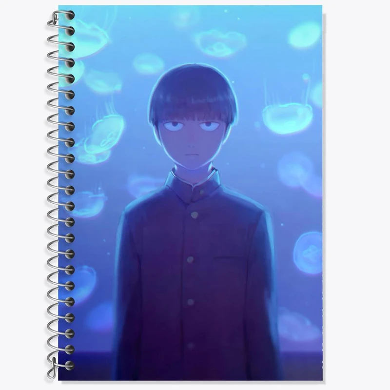 دفتر لغت 50 برگ خندالو مدل شییکو انیمه موب سایکو Mob Psycho 100 کد 24456