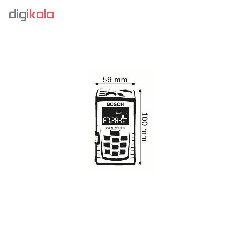 متر لیزری بوش مدل DLE 70 Professional