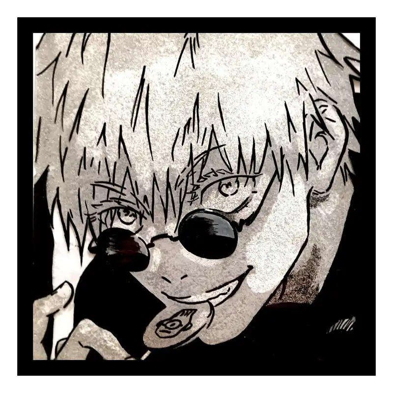 نقاشی انیمه مدل گوجو ساتورو