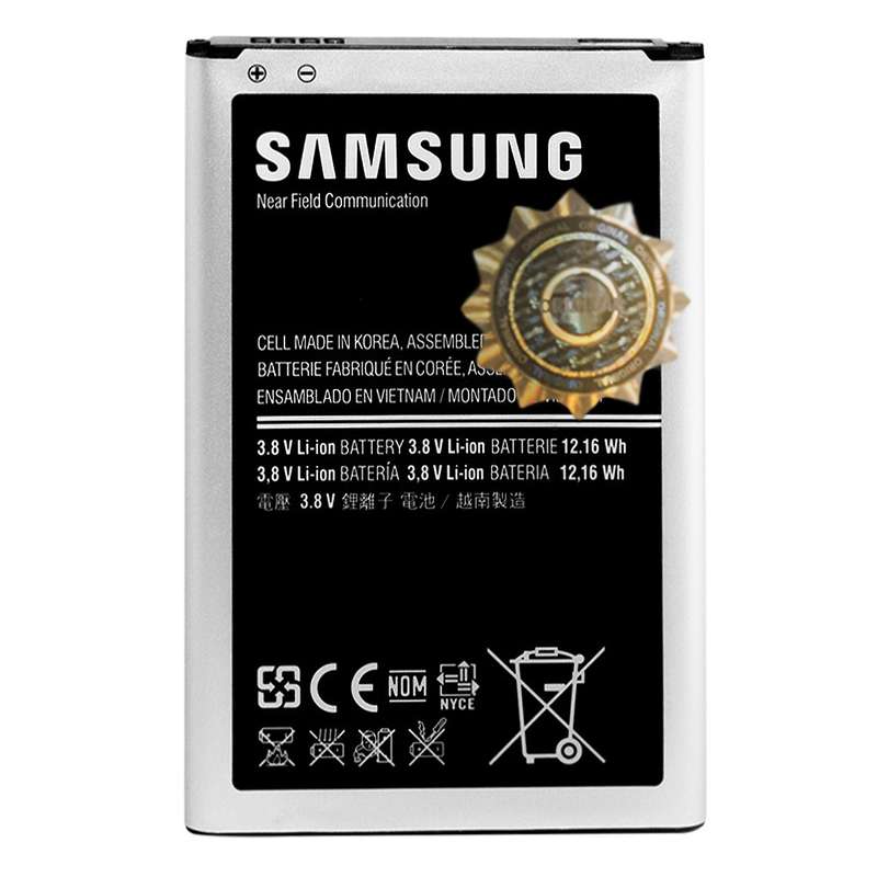 باتری موبایل مدل B800BE با ظرفیت 3200mAh مناسب برای گوشی موبایل سامسونگ Galaxy Note 3 باتری موبایل مدل B800BE با ظرفیت 3200mAh مناسب برای گوشی موبایل سامسونگ Galaxy Note 3