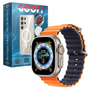 بند گوف مدل Ocean Silic Strap مناسب برای اپل واچ Ultra 49mm / Ultra 2 49mm