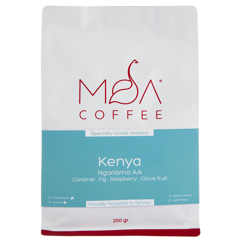 دانه قهوه Kenya Ngariama موآ مقدار 250 گرم
