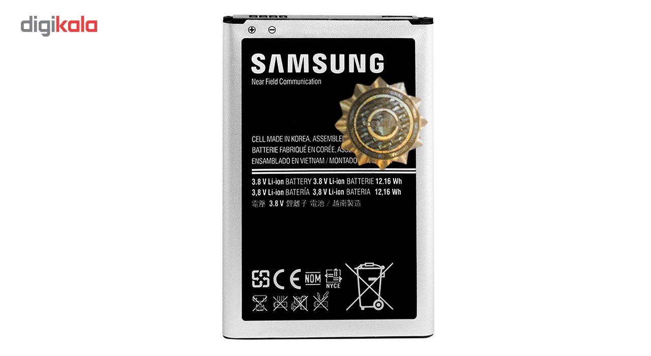 باتری موبایل مدل B800BE با ظرفیت 3200mAh مناسب برای گوشی موبایل سامسونگ Galaxy Note 3