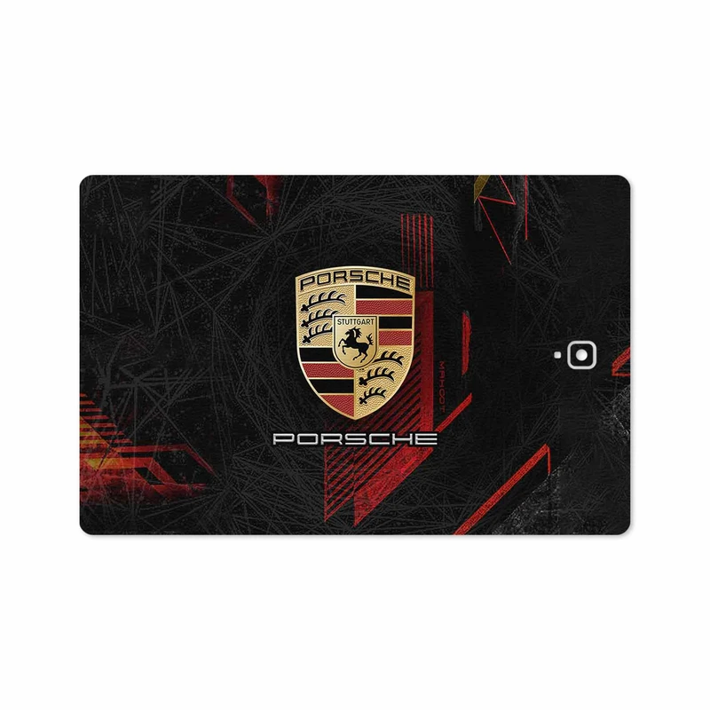 برچسب پوششی ماهوت مدل Porsche-Logo مناسب برای تبلت سامسونگ Galaxy Tab S4 10.5 2018 T835