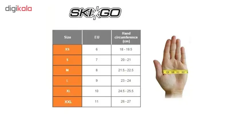 دستکش ورزشی اسکی گو مدل Air Breaker