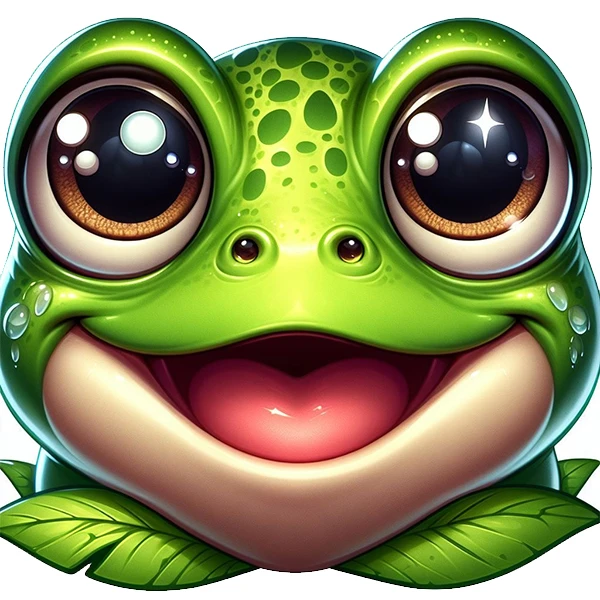  استیکر پارچه و لباس پاد آفرین طرح قورباغه کد 5212