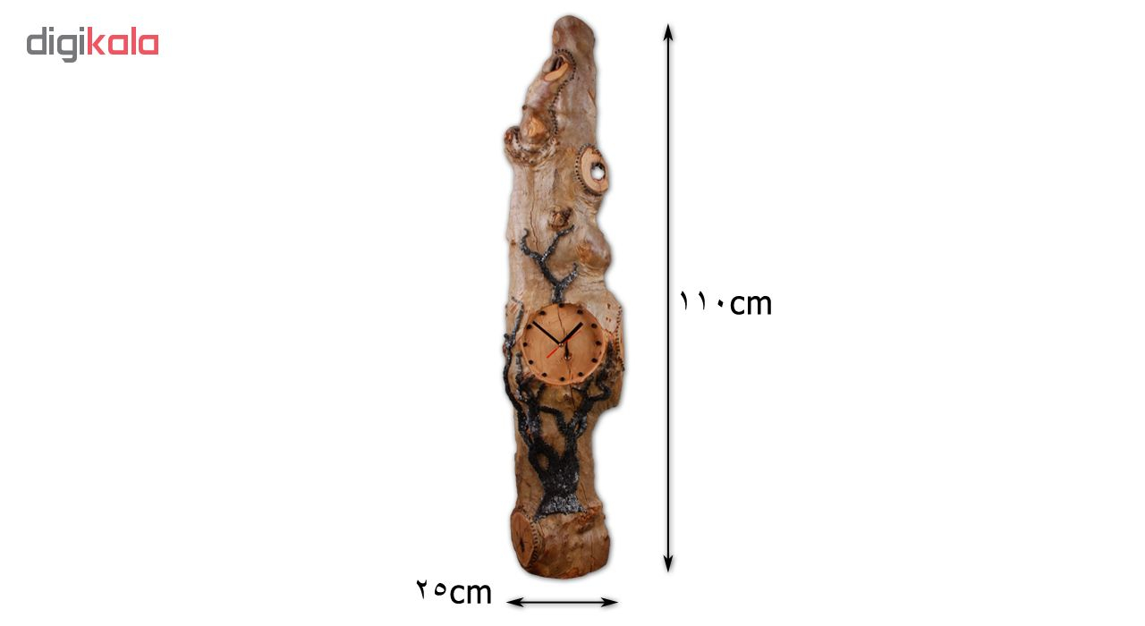 ساعت دیواری گالری روح چوب مدل sowag-wa-009