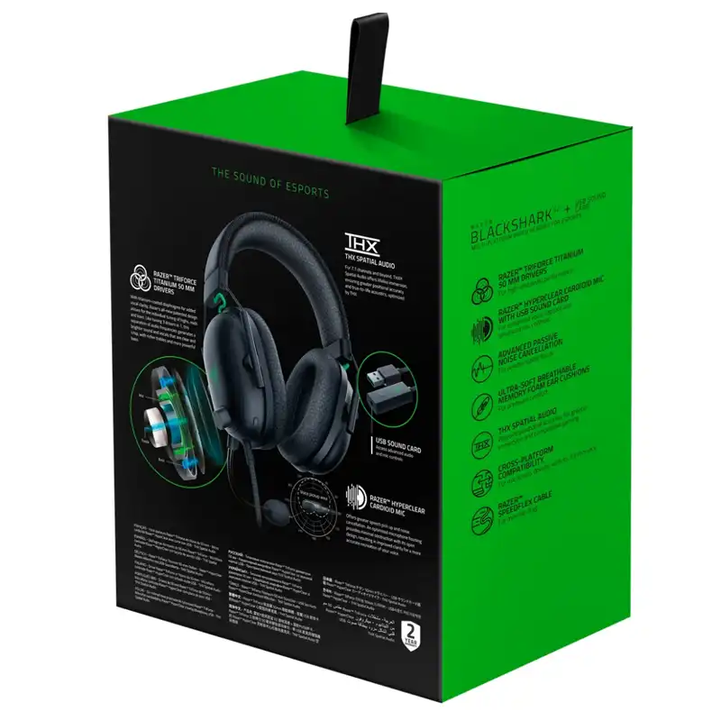 هدست مخصوص بازی ریزر مدل BLACKSHARK V2