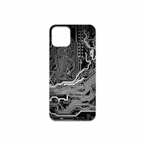 MAHOOT Black Printed Circuit Board Cover Sticker for Apple iPhone 11 Pro
