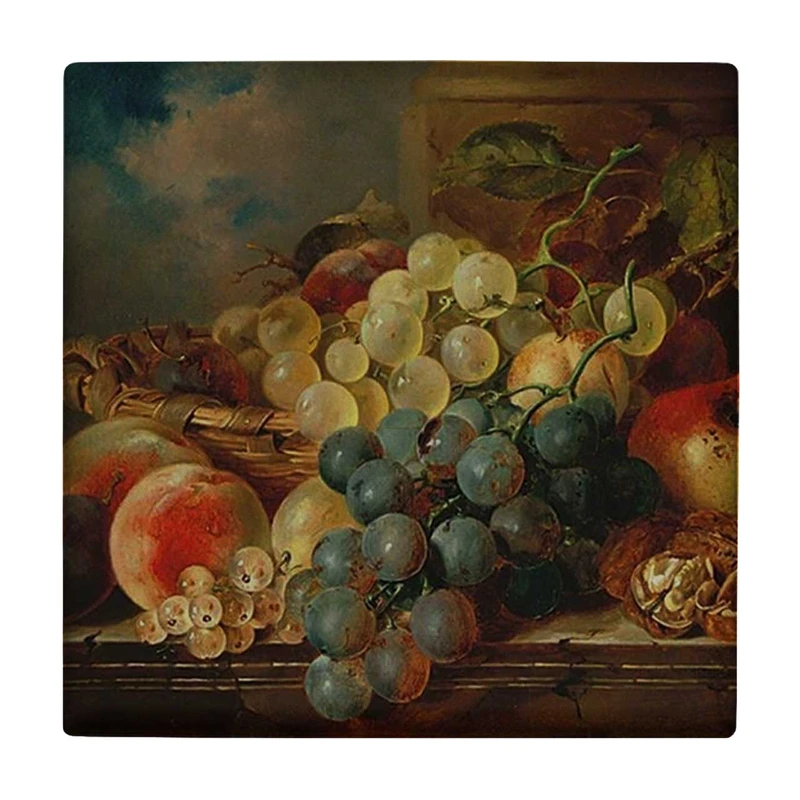 زیر لیوانی طرح نقاشی میوه ها کد    3239123_398