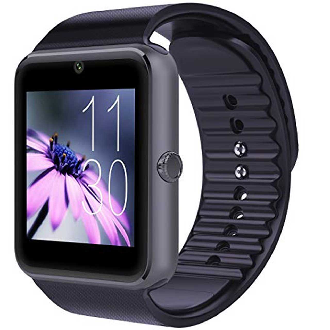 ساعت هوشمند مدل  GT08  همراه محافظ صفحه نمایش شیدتگ 