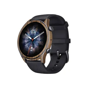 برچسب ماهوت طرح Light_Walnut_Wood مناسب برای ساعت هوشمند شیائومی GTR 3 Pro