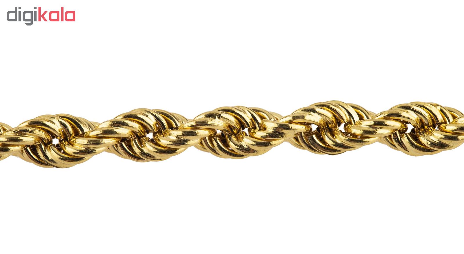 دستبند طلا 18 عیار کد B103 طنابی -  - 4
