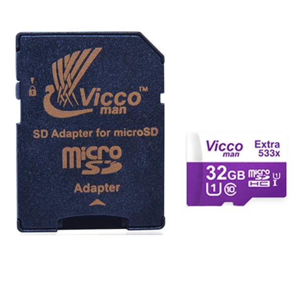 کارت حافظه microSDHC ویکومن مدل 533X کلاس 10 استاندارد UHS-I U1 سرعت 80MBps ظرفیت 32 گیگابایت عکس شماره 1