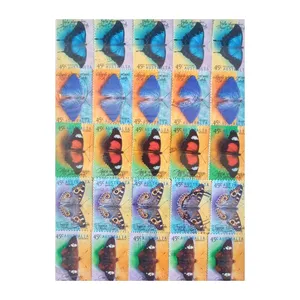 تمبر یادگاری مدل پروانه استرالیا مجموعه 25 عددی 