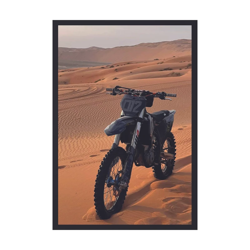 تابلو طرح موتور یاماها YZ کد 09 فریم مشکی