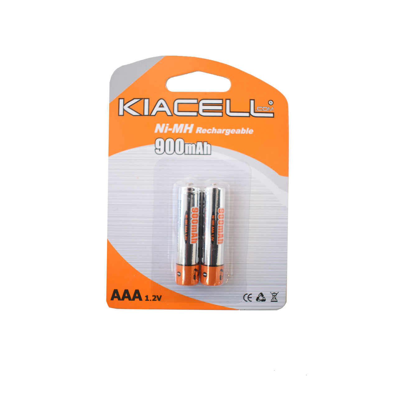 باتری نیم قلمی قابل شارژ کیاسل مدل AAA بسته 2 عددی