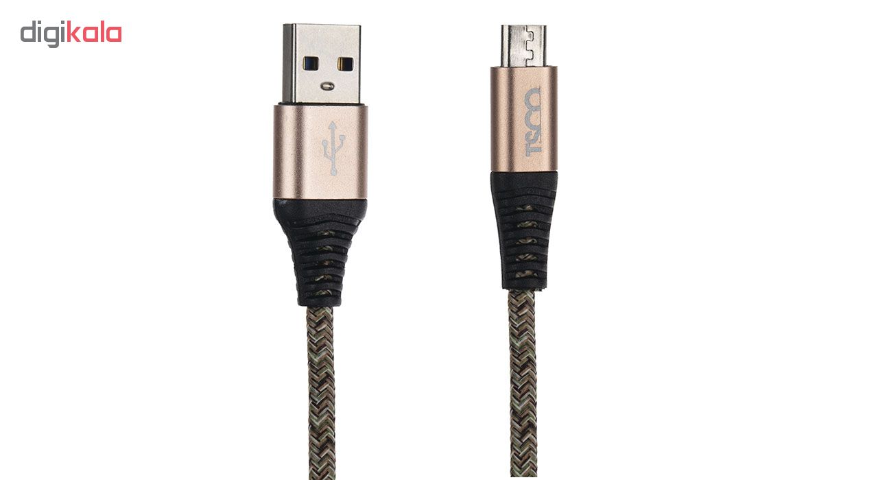 کابل تبدیل USB به microUSB تسکو مدل TC-A19 طول 2 متر