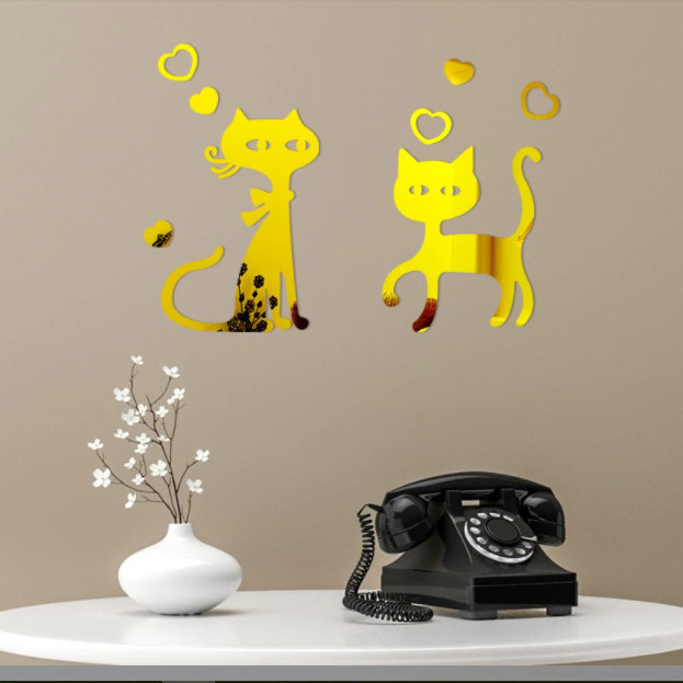 آینه آماتیس مدل گربه ها بسته 2 عددی