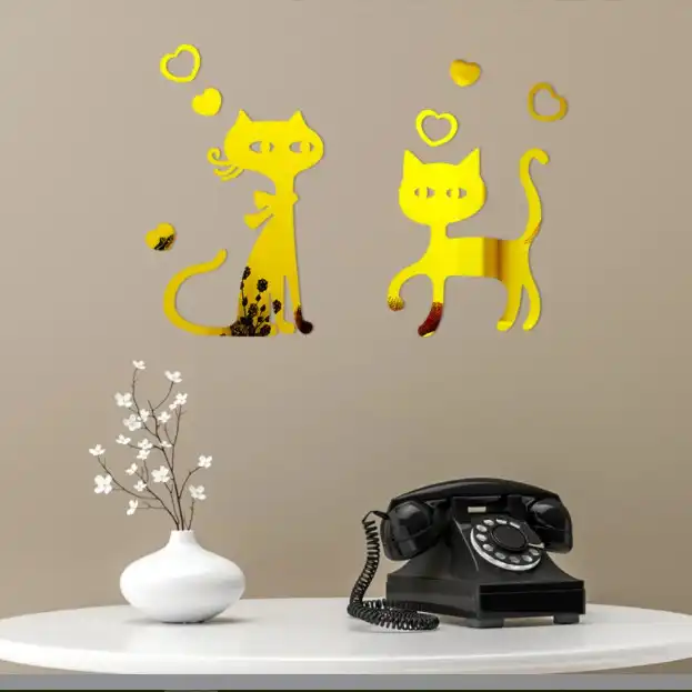 آینه آماتیس مدل گربه ها بسته 2 عددی