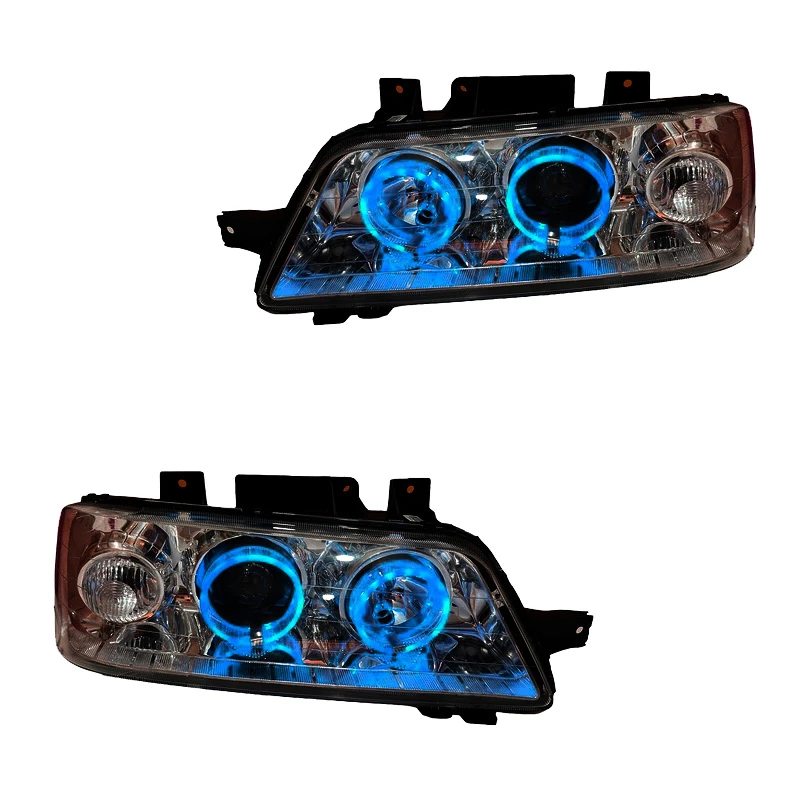 چراغ جلو خودرو گروه پژوهش صنعت مدرن مدل 3D-Ring-Ice مناسب برای پژو 405 بسته دو عددی