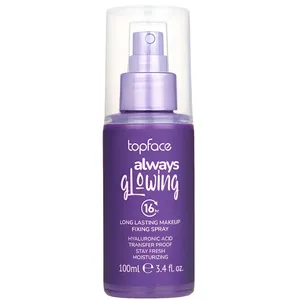 اسپری تثبیت کننده آرایش صورت تاپ‌ فیس مدل GLOWING حجم 100 میلی لیتر