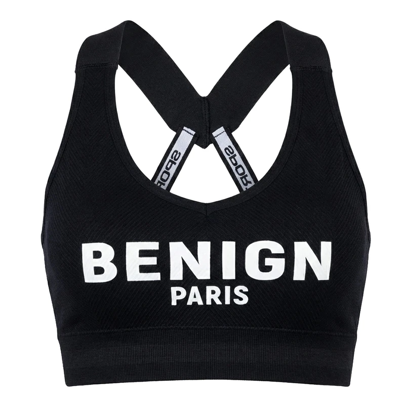 نیم‌تنه ورزشی زنانه مدل اسپرت پشت ضربدری کد Benign-001