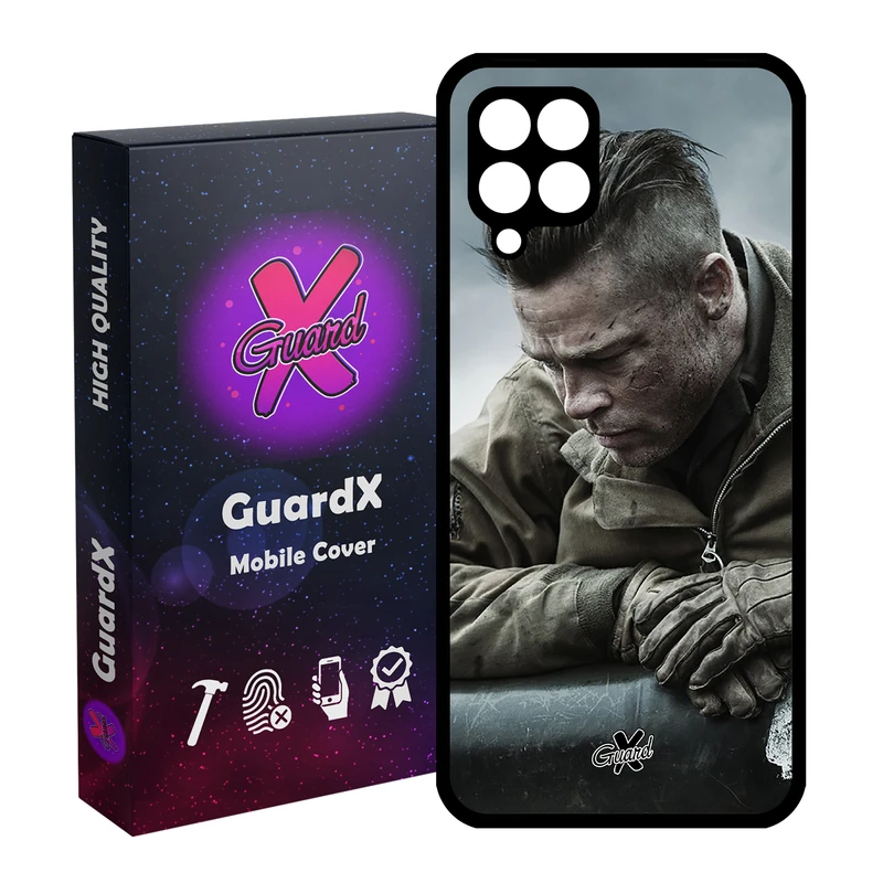 کاور گارد ایکس طرح Brad Pitt مدل Glass10134 مناسب برای گوشی موبایل سامسونگ Galaxy A12