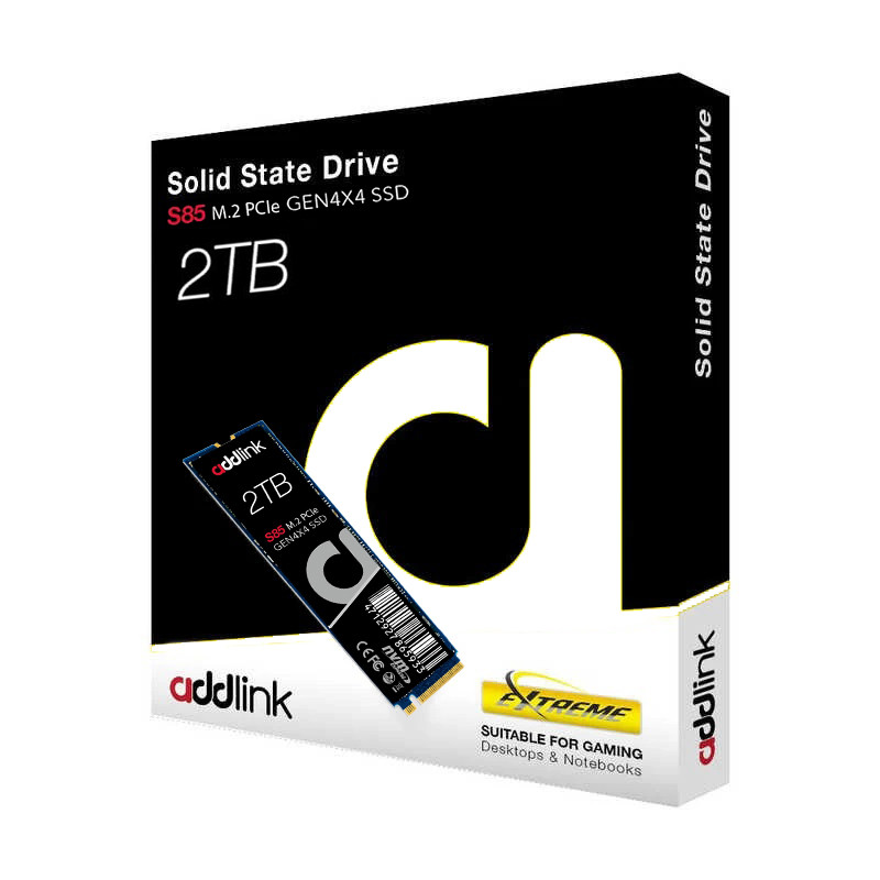 اس اس دی اینترنال ادلینک مدل SSD addlink S85 PCIe Gen4 NVMe  ظرفیت دو ترابایت
