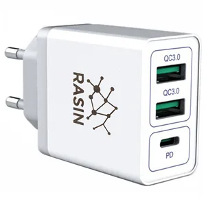 شارژر دیواری 30 وات  راسین مدل PD/QC30W