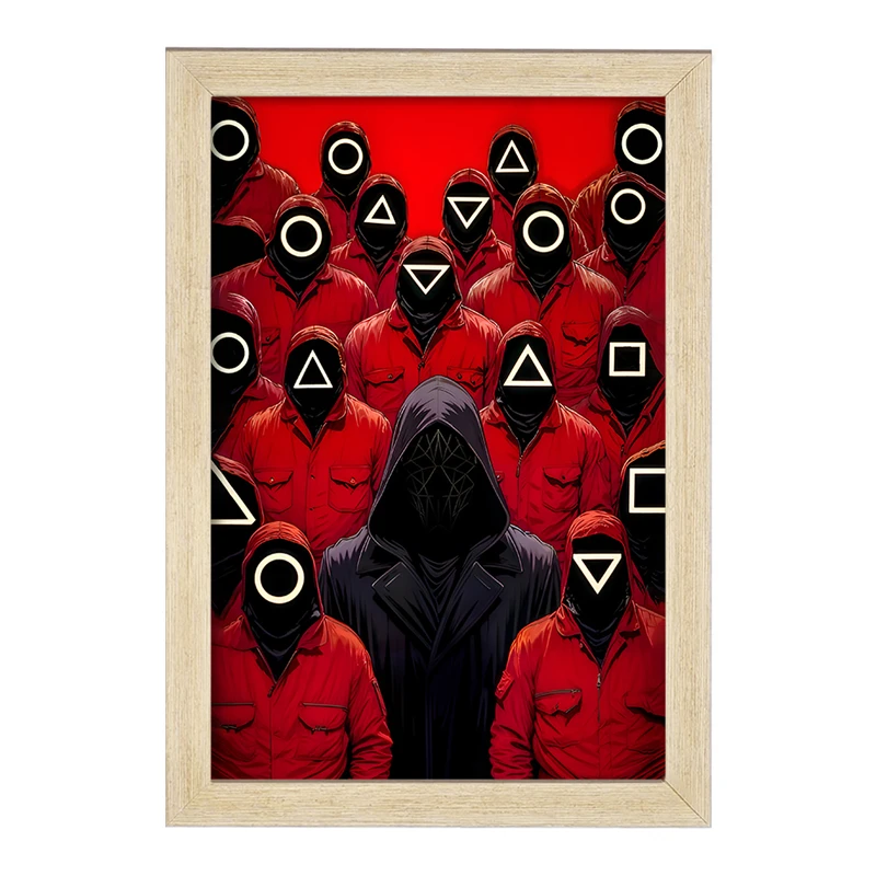 تابلو خندالو مدل بازی مرکب (Squid Game) کد F11871