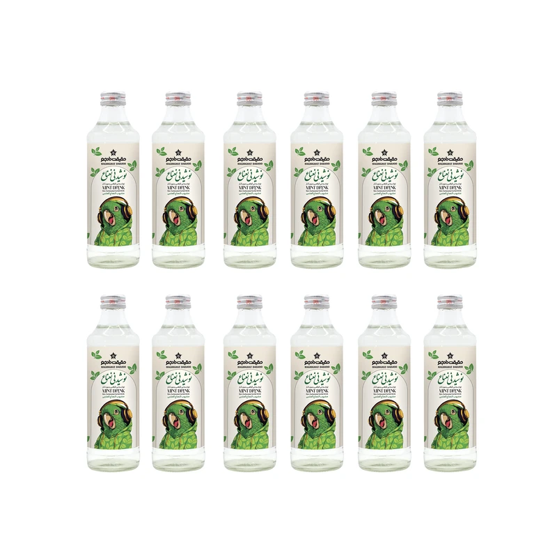 نوشیدنی نعناع بدون گاز حقیقت دادجو - 330 میلی لیتر بسته 12 عددی