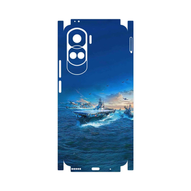 برچسب پوششی ماهوت مدل Warship-FullSkin مناسب برای گوشی موبایل آنر 90 Lite