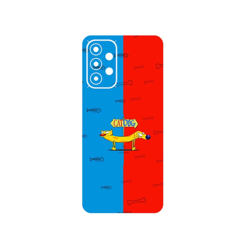برچسب پوششی ماهوت مدل CatDog مناسب برای گوشی موبایل سامسونگ Galaxy A23