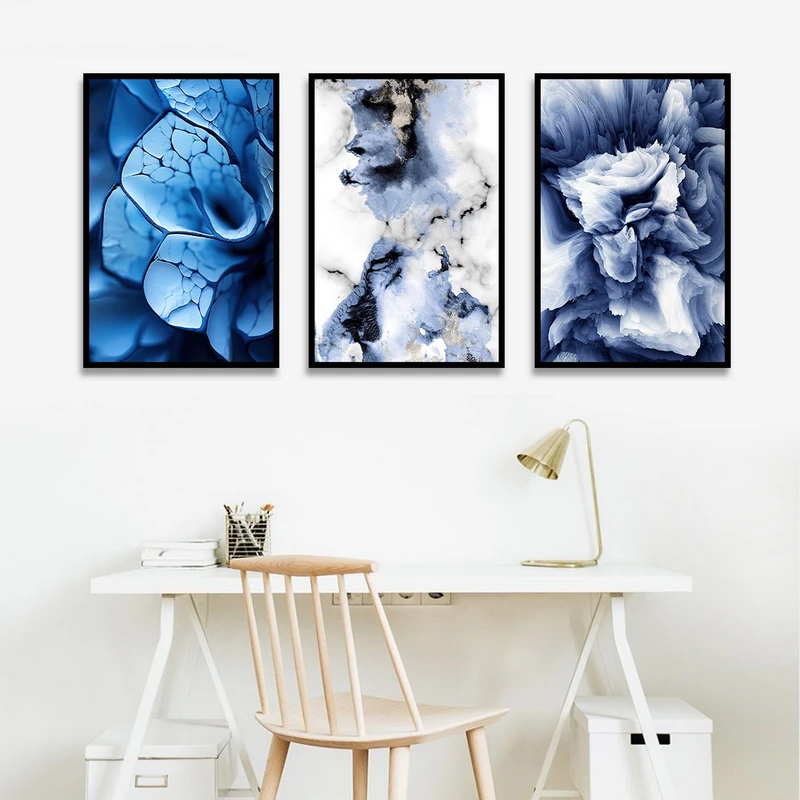 تابلو بکلیت طرح نقاشی مدرن ابرو باد مدل شاین اکلیلی B-1730 مجموعه 3 عددی