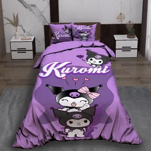 سرویس روتختی یک نفره 5 تکه مدل Kuromi