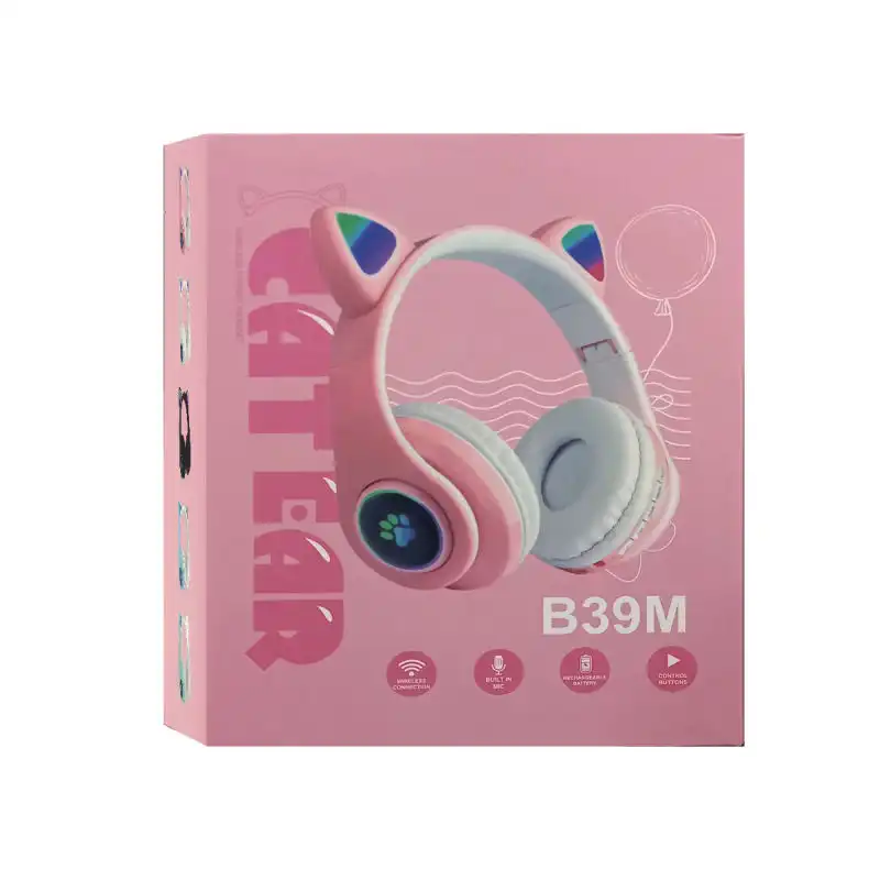 هدست بلوتوثی مدل cat ear b39 m