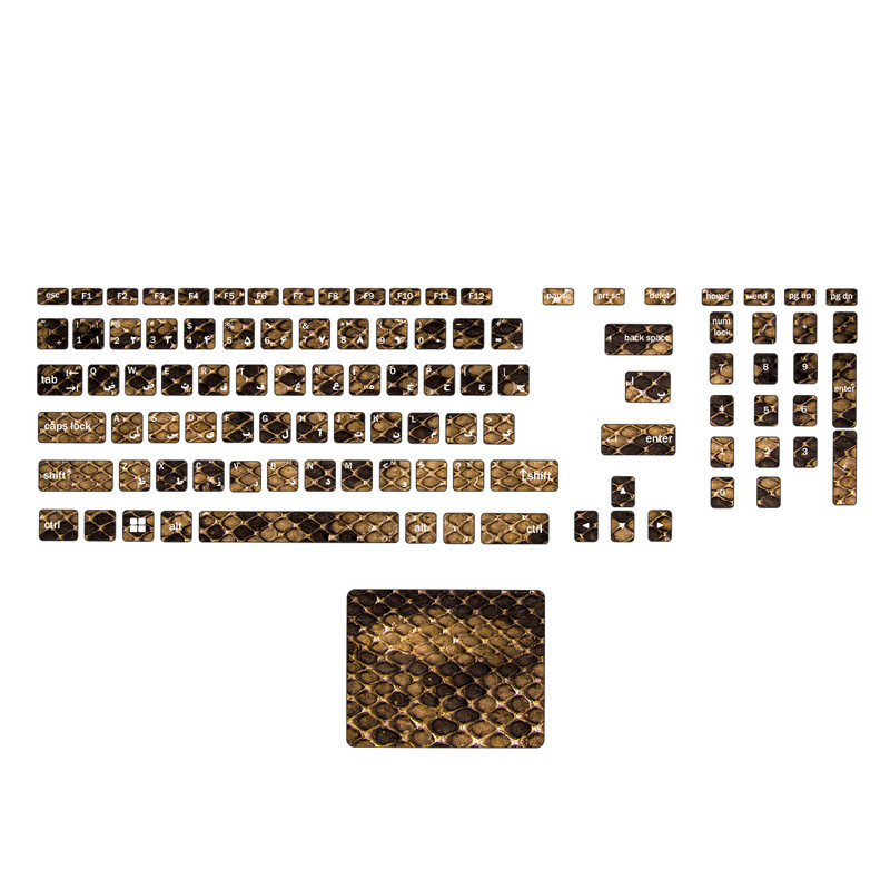  استیکر لپ تاپ مدل ferito 133 به همراه برچسب حروف فارسی کیبورد